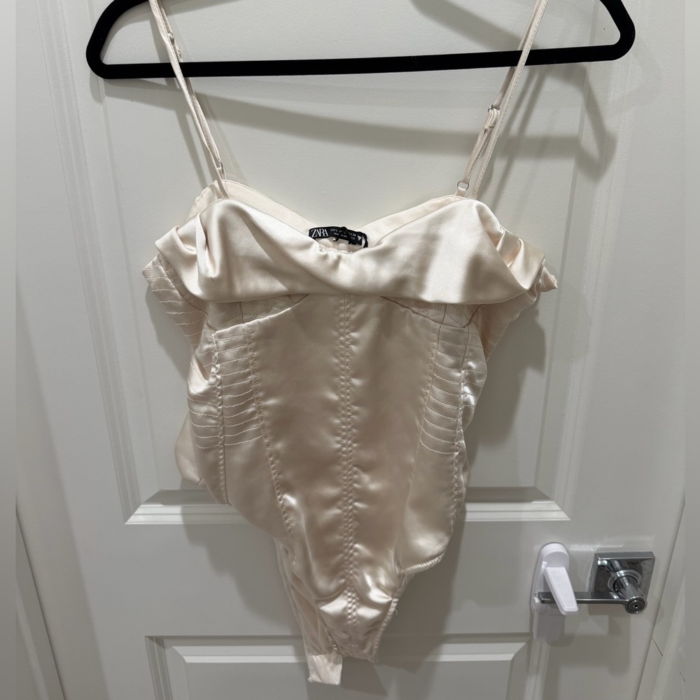 Zara Silk Bodysuit